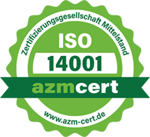 azmcert ISO 14001 Logo
